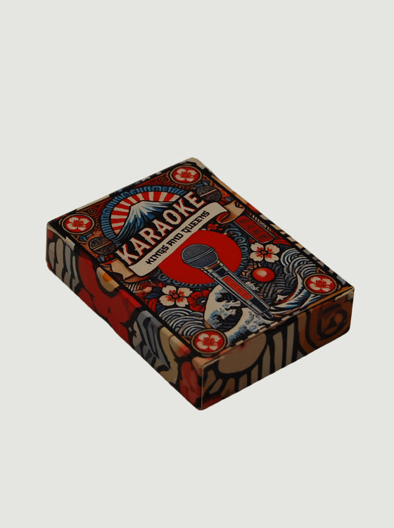 Karaoke Kings and Queens card game box